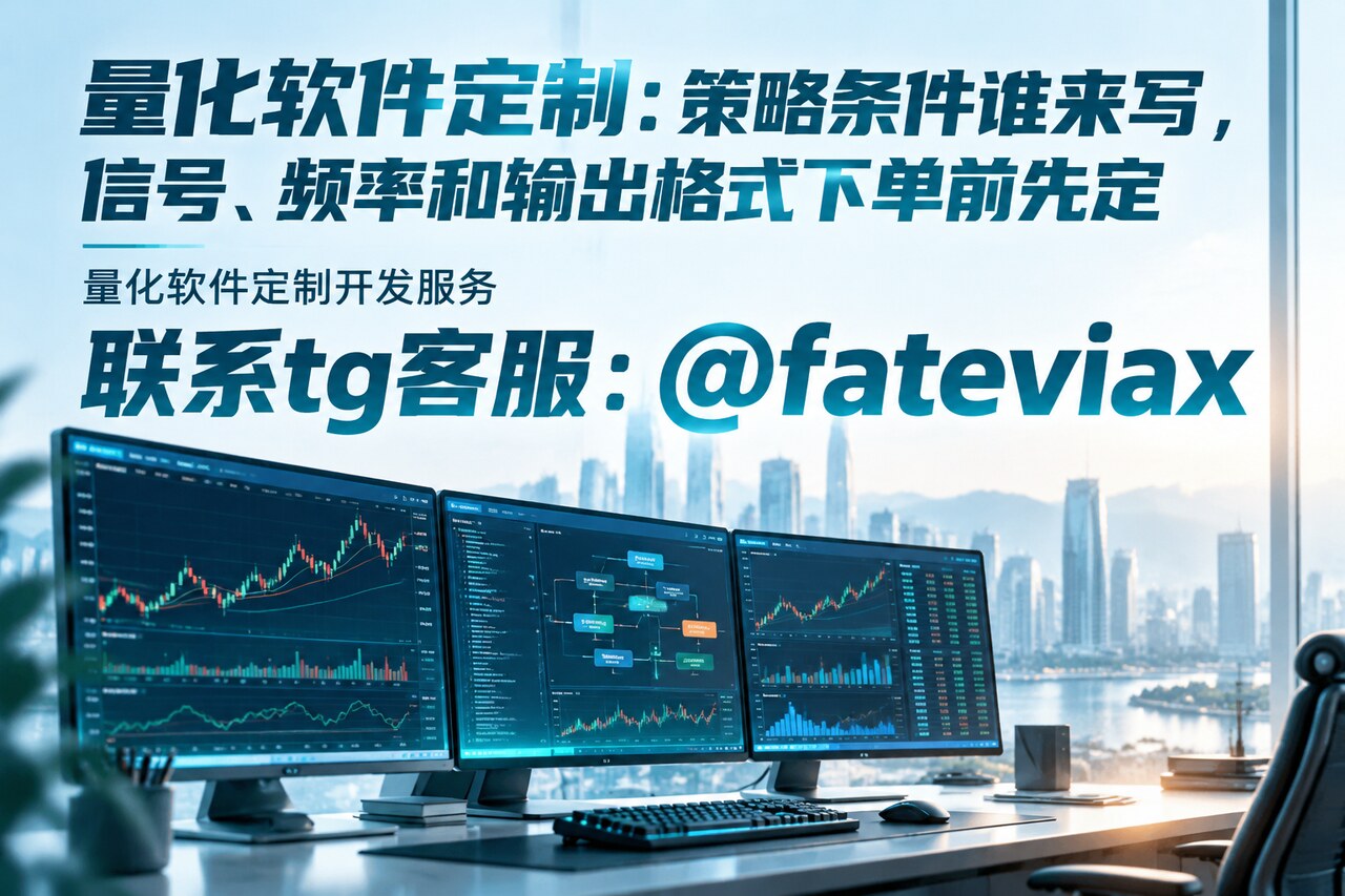 量化软件定制:策略条件谁来写,信号、频率和输出格式下单前先定