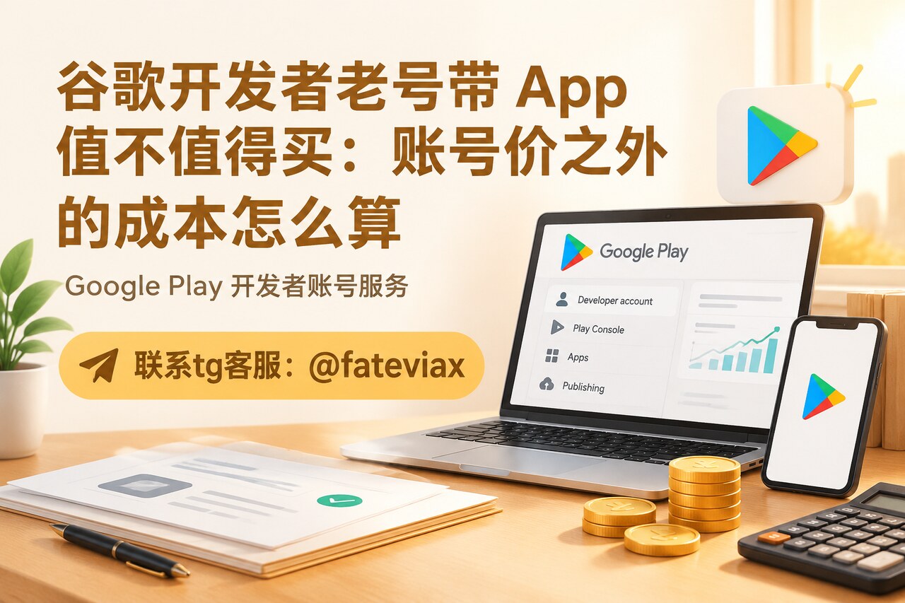 谷歌开发者老号带 App 值不值得买：账号价之外的成本怎么算