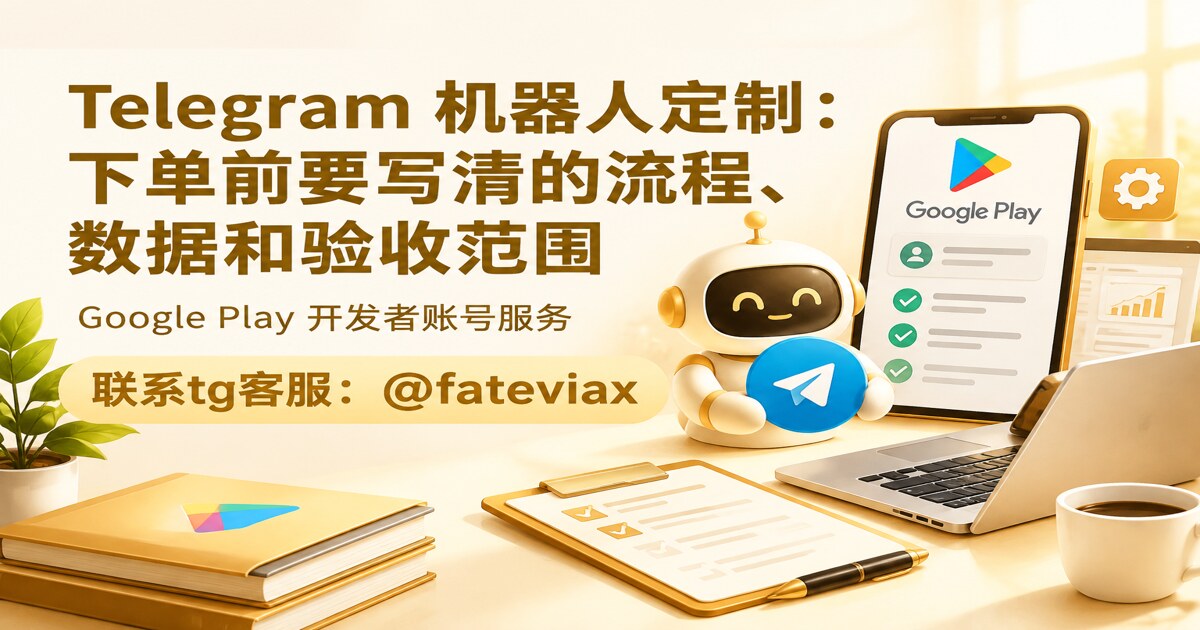 Telegram 机器人定制:下单前要写清的流程、数据和验收范围
