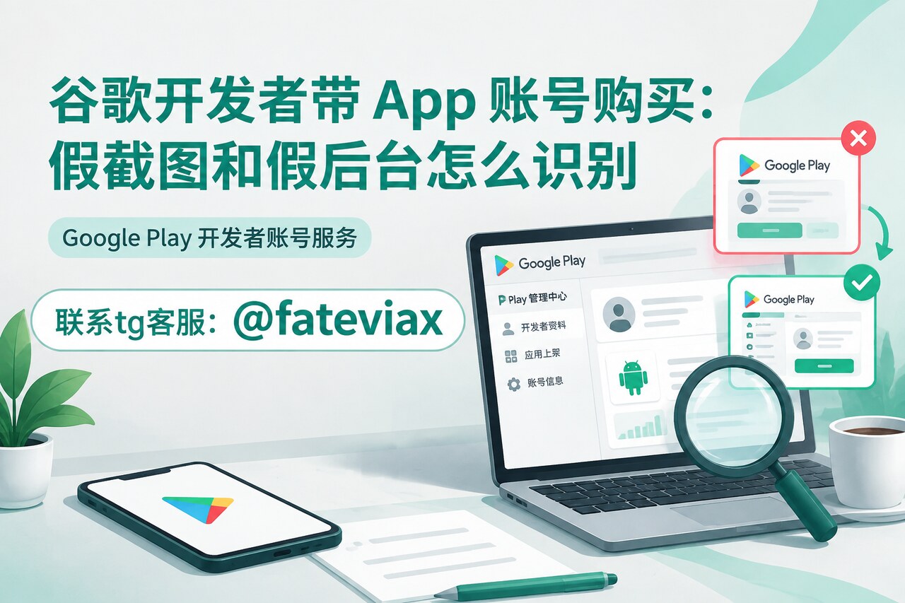 谷歌开发者带 App 账号购买:假截图和假后台怎么识别