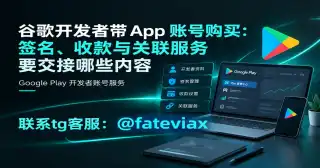 谷歌开发者带 App 账号购买:签名、收款与关联服务要交接哪些内容