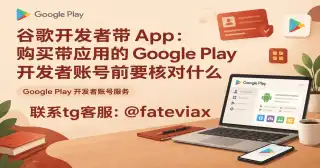 谷歌开发者带 App:购买带应用的 Google Play 开发者账号前要核对什么