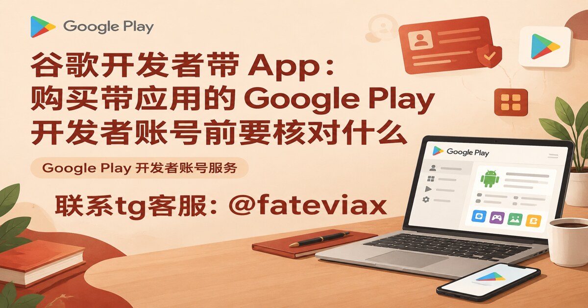 谷歌开发者带 App:购买带应用的 Google Play 开发者账号前要核对什么
