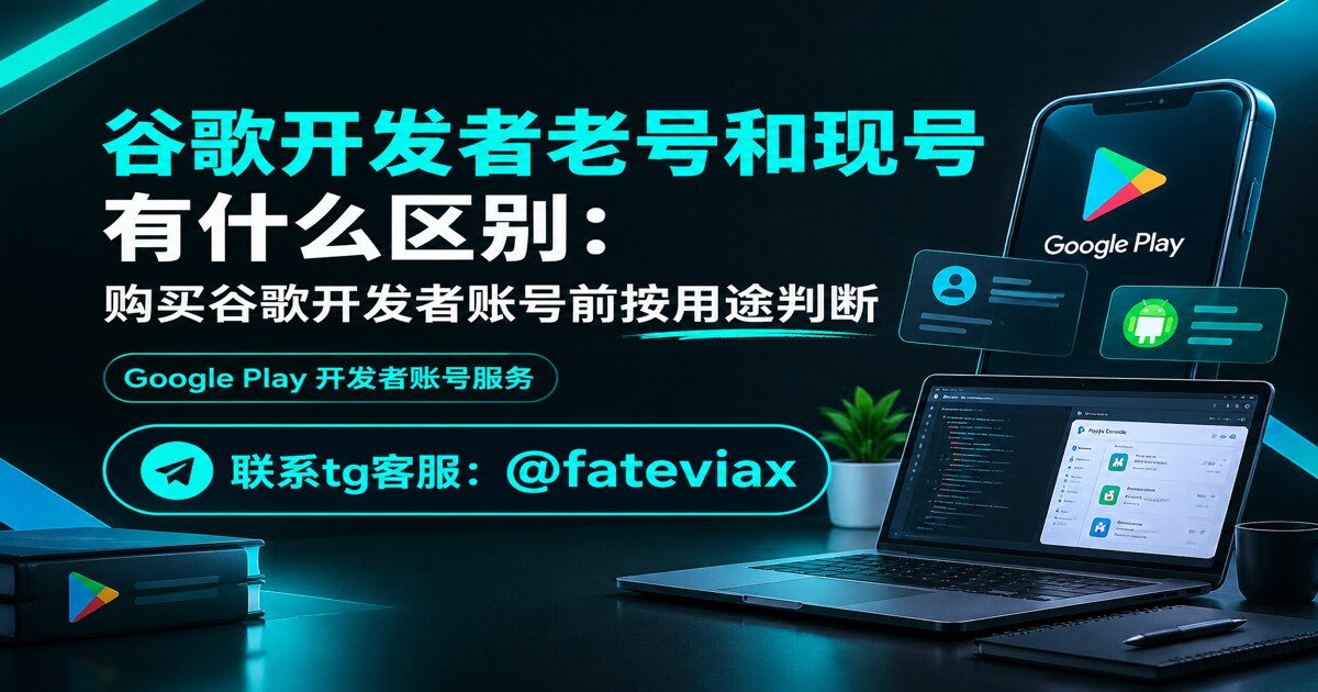 谷歌开发者老号和现号有什么区别:购买谷歌开发者账号前按用途判断