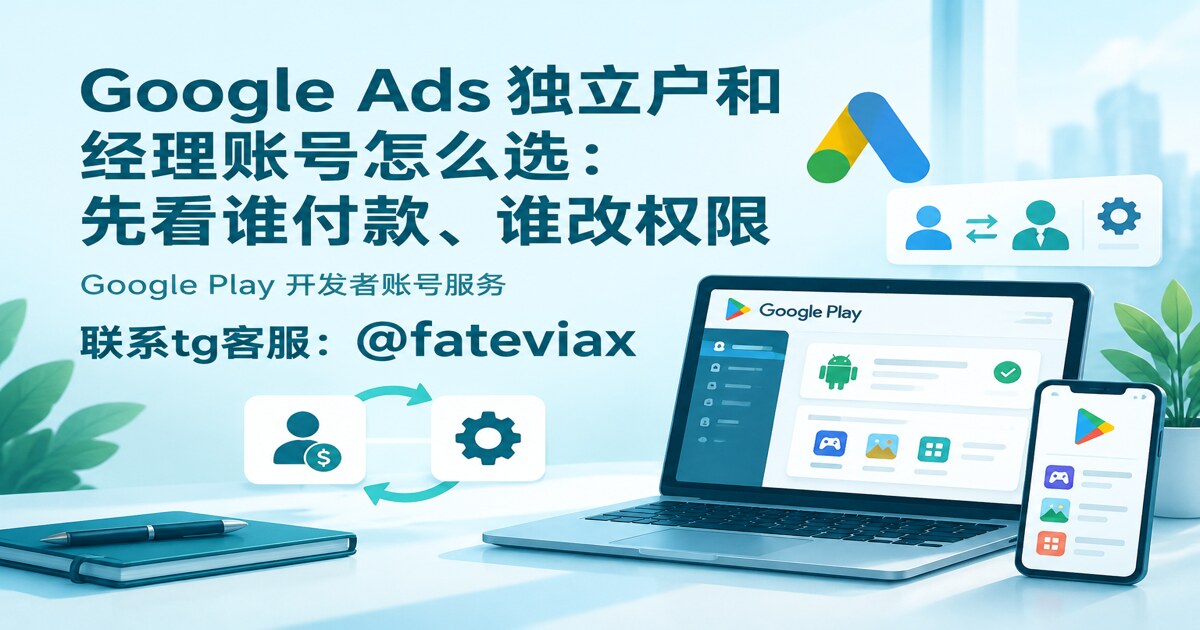 Google Ads 独立户和经理账号怎么选:先看谁付款、谁改权限