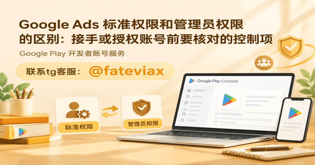 Google Ads 标准权限和管理员权限的区别：接手或授权账号前要核对的控制项