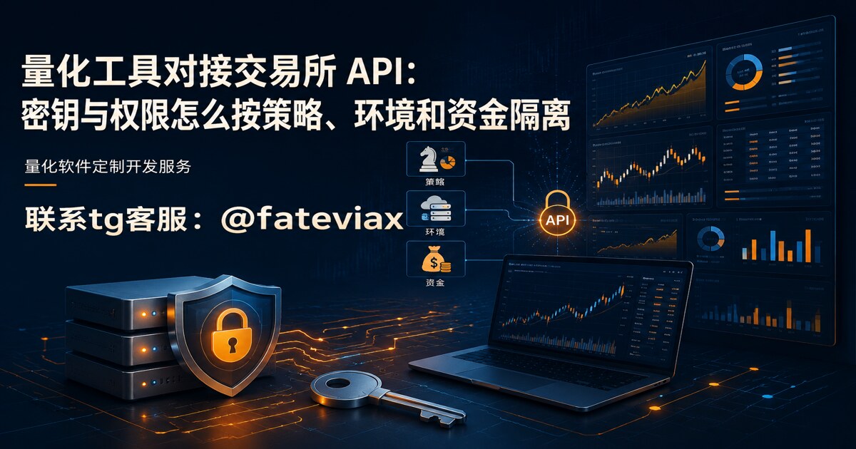 量化工具对接交易所 API:密钥与权限怎么按策略、环境和资金隔离