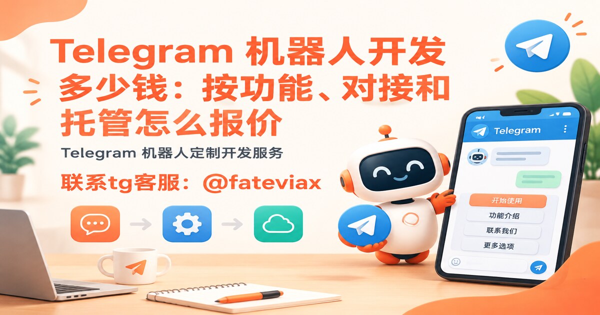 Telegram 机器人开发多少钱:按功能、对接和托管怎么报价